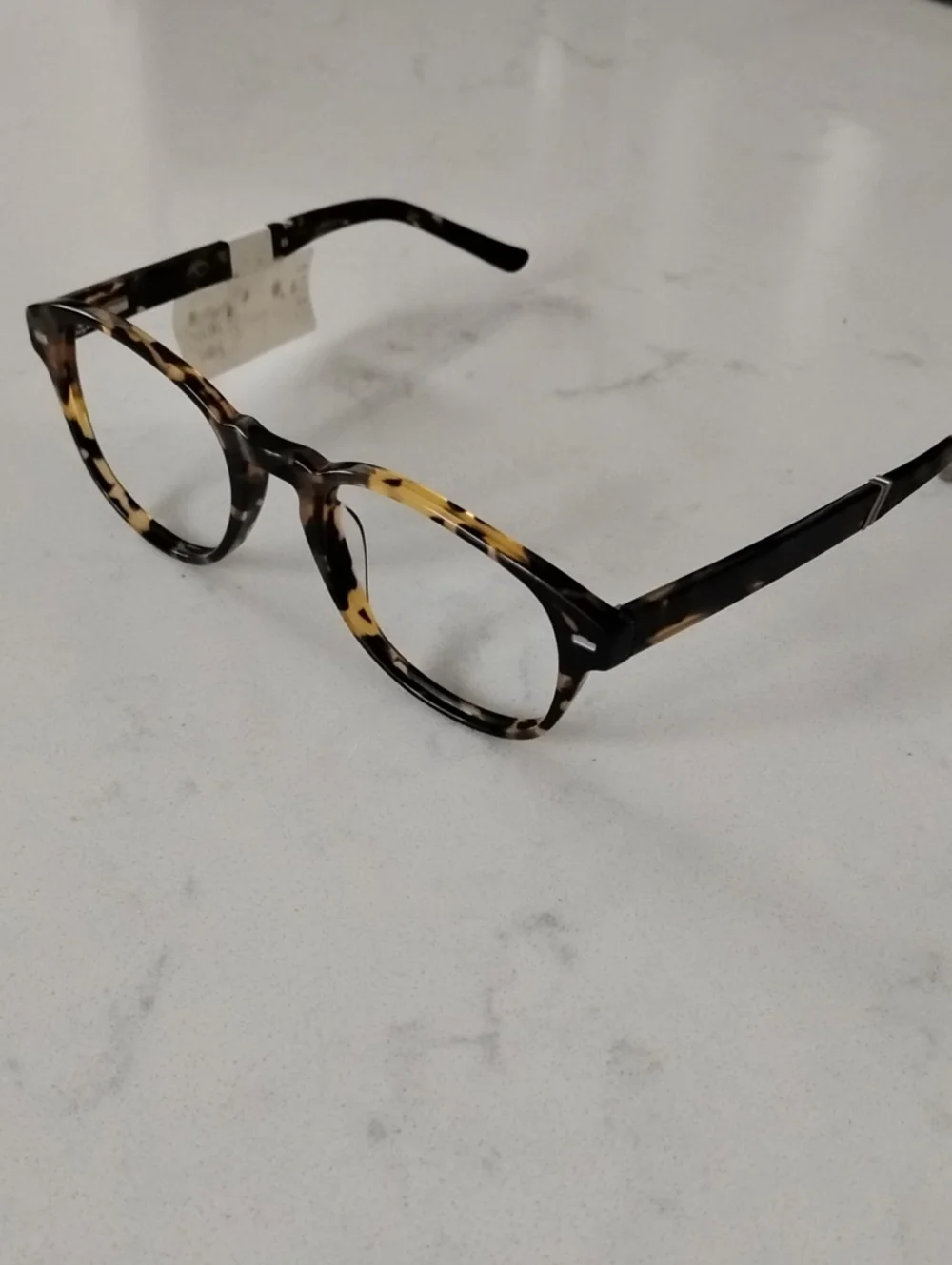 O By Oscar De La Renta Yellow Tortoise Eyeglasses Frames Only